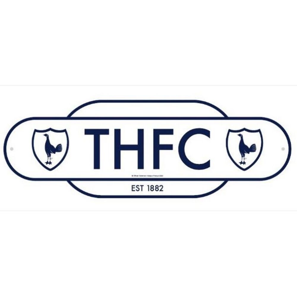 Tottenham Hotspur FC Retro Years Plaque / Cream/Navy